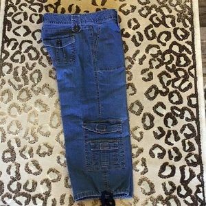 Cargo Capri Denim